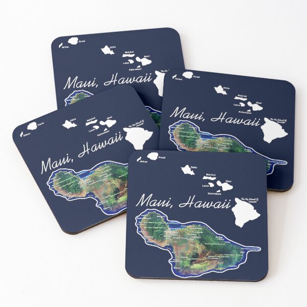 Item preview, Maui Hawaii With Hawaiian Islands designed and sold by JamesLimborg.