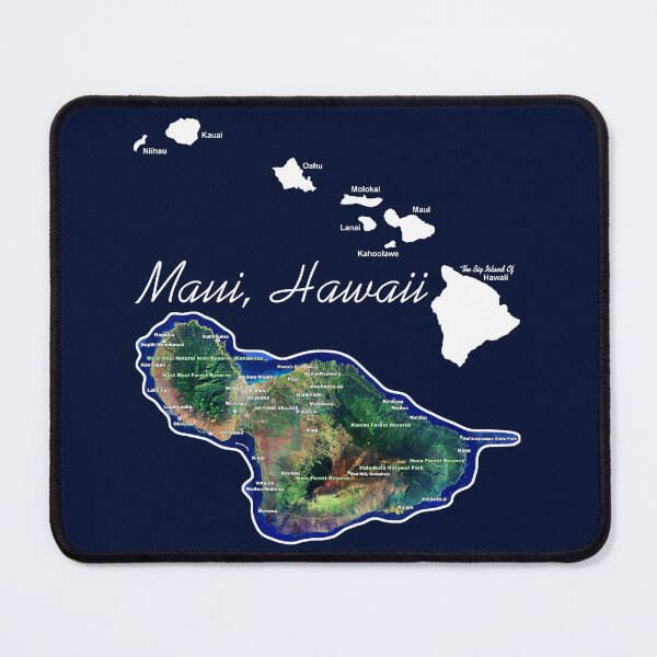 Item preview, Maui Hawaii With Hawaiian Islands designed and sold by JamesLimborg.