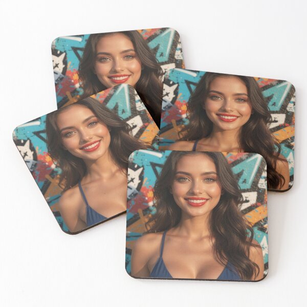 Item preview, Beauty Portrait Wynwood Wall Background  designed and sold by Davidaccio Collection .