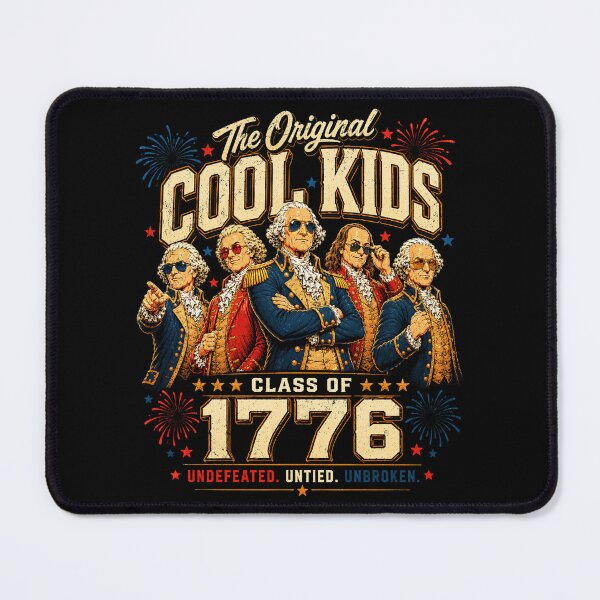Item preview, The Original Cool Kids Class of 1776 Funny Founding Fathers  designed and sold by elongatedjazz.