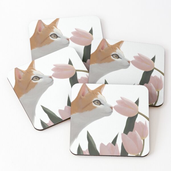 Item preview, Curious Cat Spring Floral designed and sold by José Ricardo.