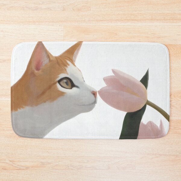 Item preview, Curious Cat Spring Floral designed and sold by José Ricardo.