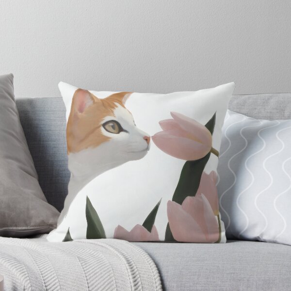 Item preview, Curious Cat Spring Floral designed and sold by José Ricardo.