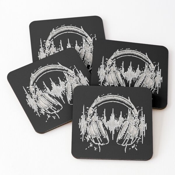 Item preview, Headphones Sound Wave Graphic | Music Audio Listener Music Lover Musician Studio  designed and sold by Jt41.