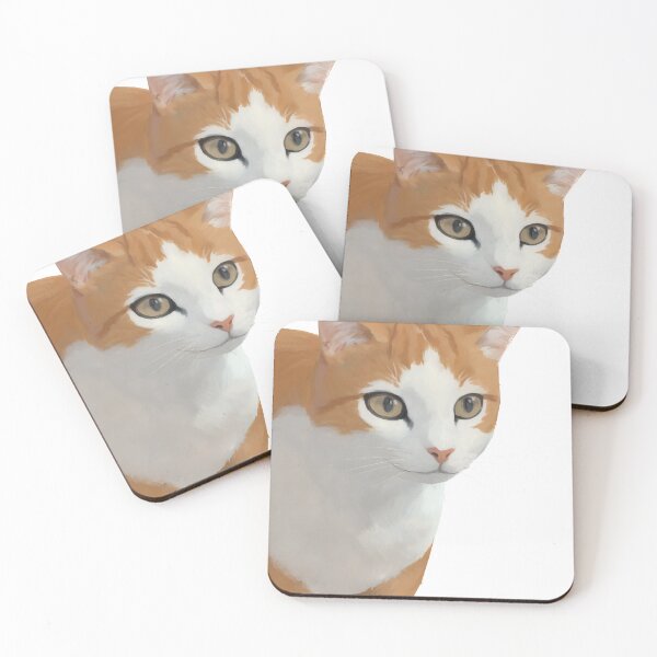 Item preview, Orange & White Cat Portrait designed and sold by José Ricardo.