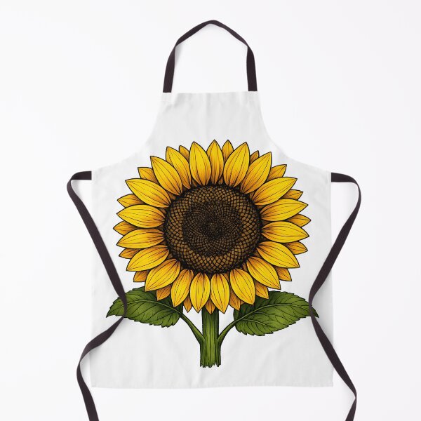 Item preview, Sunflower Single Botanical Golden designed and sold by Byte-shirt.