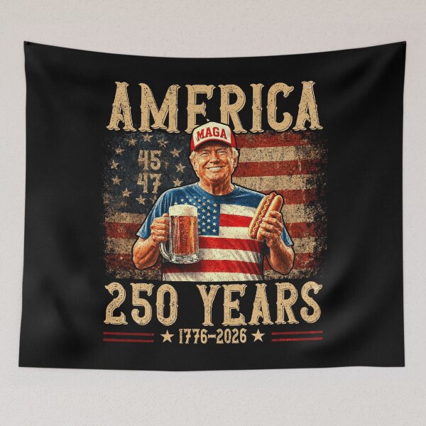 Item preview, Trump BBQ Beer and Freedom of America 250 Years 4th of July designed and sold by elongatedjazz.