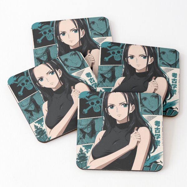 Item preview, Nico Robin Manga Poster One Piece Inspired Anime Fan Art designed and sold by YasiArt.