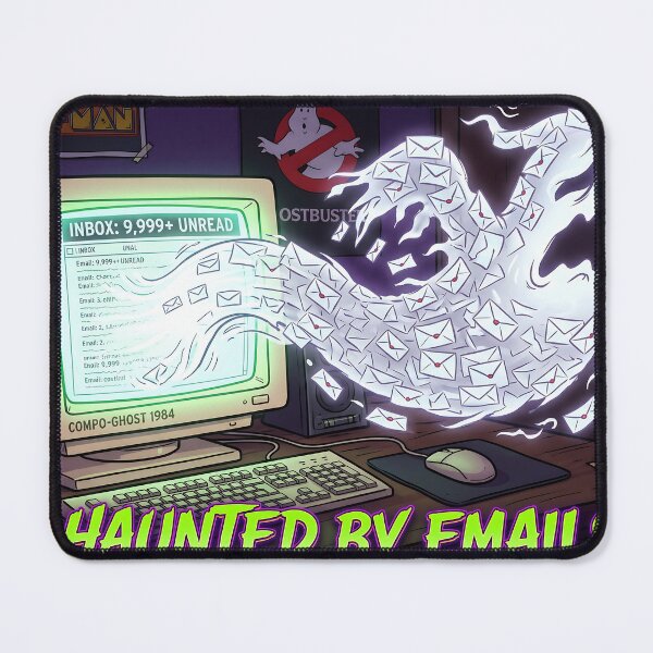 Item preview, Haunted By Emails Funny Corporate Office Worker Humor designed and sold by MintedMinds.