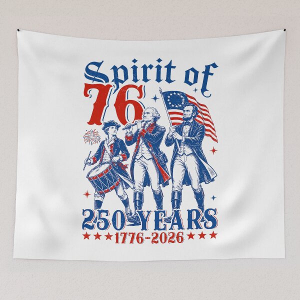 Item preview, Patriotic Drummer Spirit of 76 America 250 Years of Freedom designed and sold by elongatedjazz.