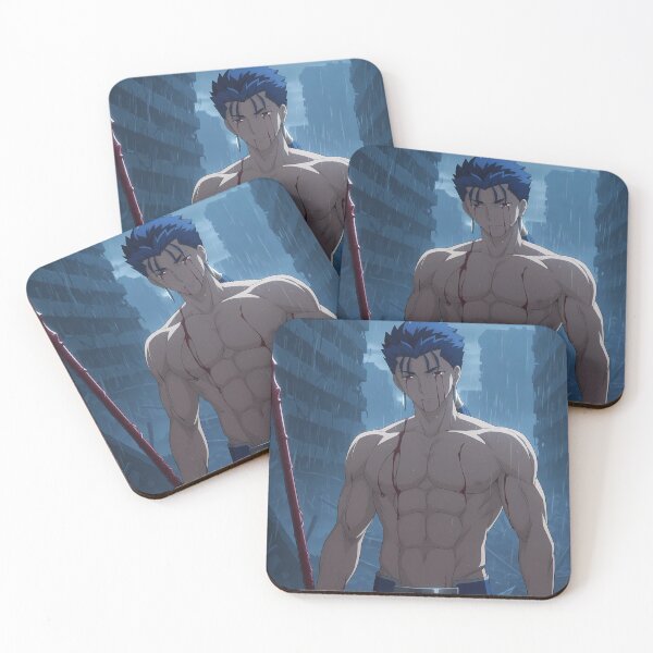 Item preview, Lancer Fate Stay Night Ruined City Rain Blue Hero designed and sold by 108Recordings.