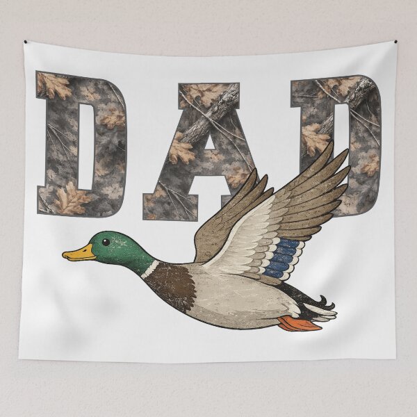Item preview, Dad Camo and a Flying Duck designed and sold by MagnoliaLake.