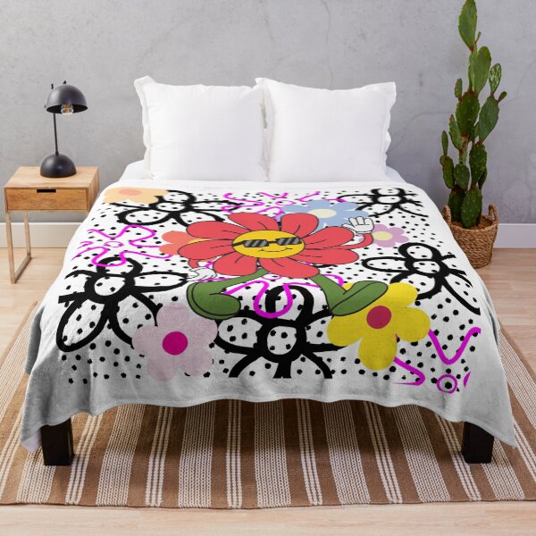 Item preview, Bright and bold multicolor digital abstract design Canvas Print designed and sold by Colorfuly.