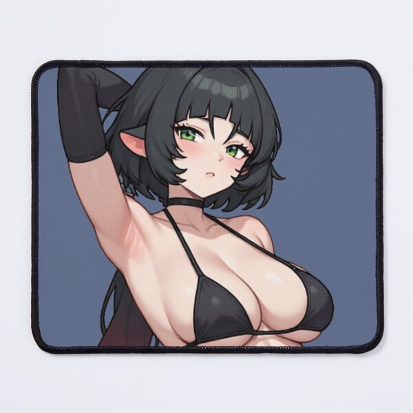 Item preview, Jane Doe ZZZ Mouse Girl Black Bikini Anime Art designed and sold by Jimakmo.