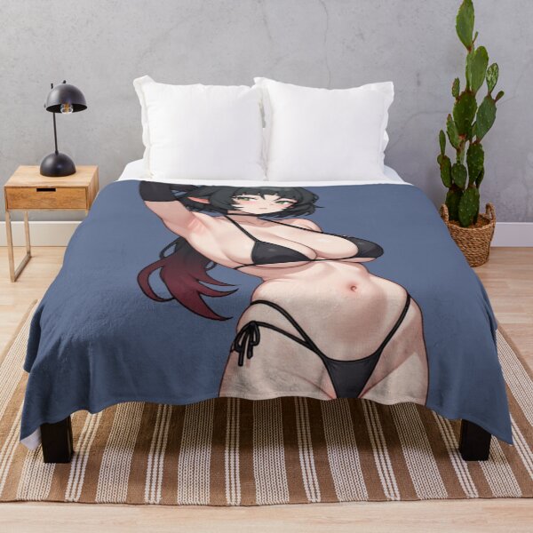 Item preview, Jane Doe ZZZ Mouse Girl Black Bikini Anime Art designed and sold by Jimakmo.
