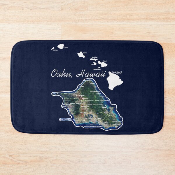 Item preview, Oahu Hawaii With Hawaiian Islands designed and sold by JamesLimborg.