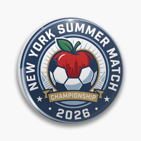 Item preview, Big Apple Kickoff NYC 2026 Soccer Badge designed and sold by laughingshirts.