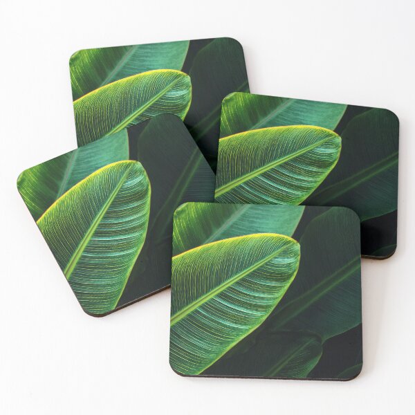 Item preview, Banana leaves close up photography designed and sold by Art-spree.