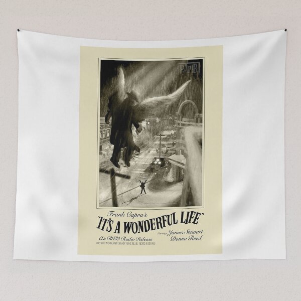 Item preview, It's a wonderful life film poster designed and sold by martirush.