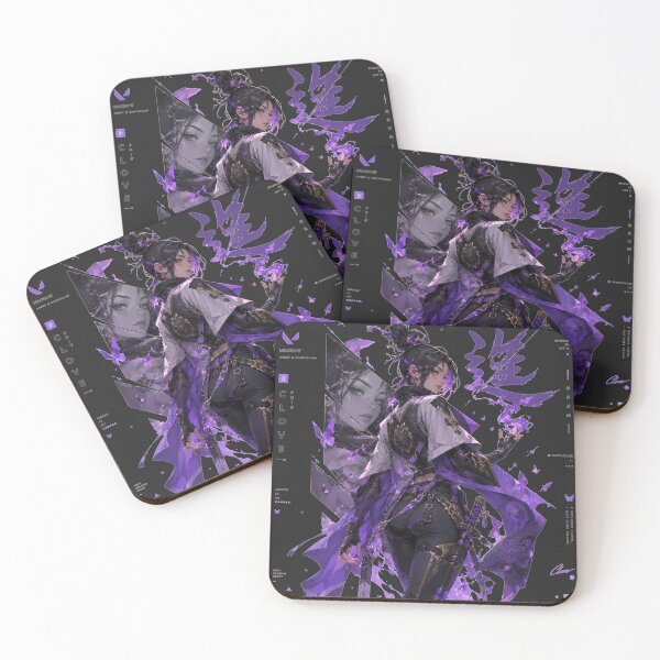 Item preview, Valorant Clove Purple Anime Aesthetic Fan Art – Mystic Controller Gaming Illustration designed and sold by NBT-NOVA.