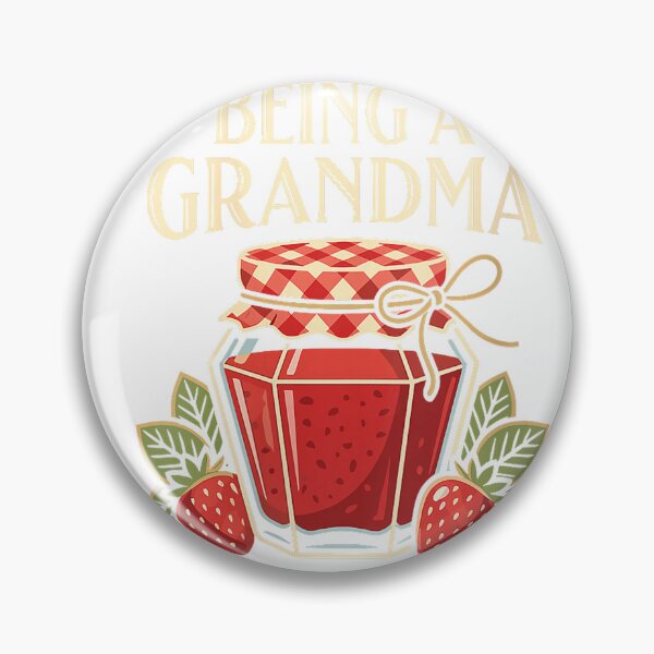 Item preview, Women's Being A Grandma is My Jam Cute Grandmother Mothers Day V-Neck T-Shirt designed and sold by JJLetterDesigns.