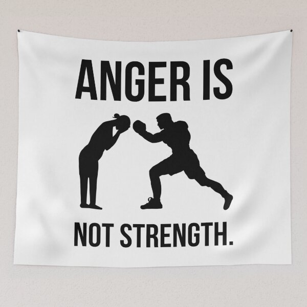 Item preview, Anger is not strength  designed and sold by Rachel the Artist .