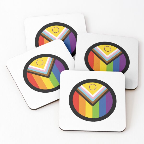 Item preview, Girl Scout Patch LGBTQIA pride Black Border  designed and sold by katenheimer.