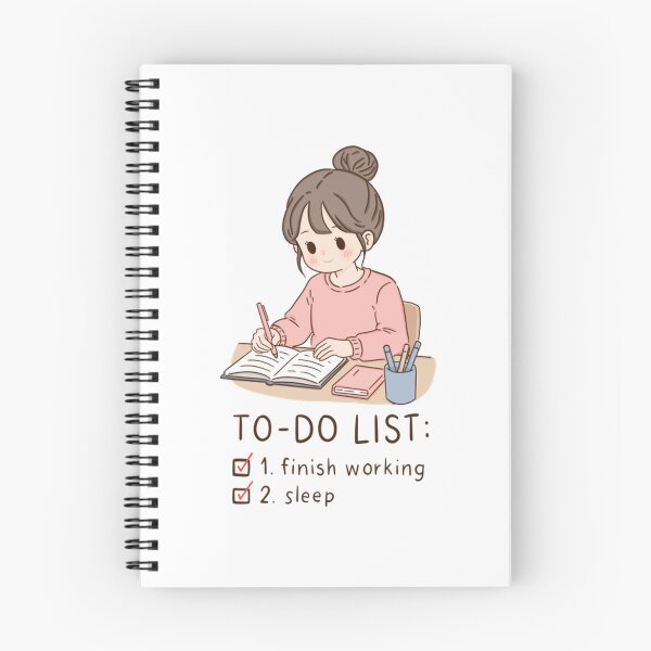Item preview, Funny To Do List Finish Working And Sleep designed and sold by EverydayAssemb.