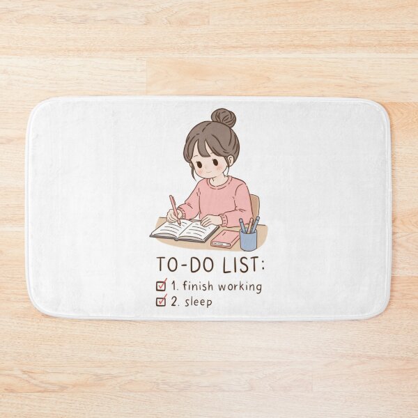 Item preview, Funny To Do List Finish Working And Sleep designed and sold by EverydayAssemb.