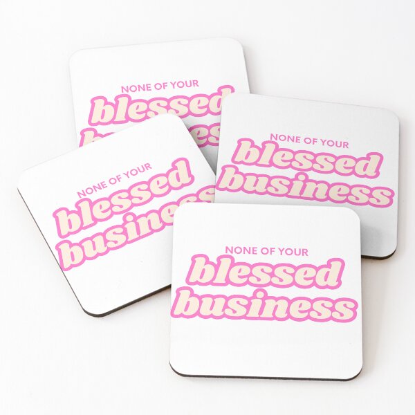 Item preview, None of Your Blessed Business designed and sold by footnotes-club.