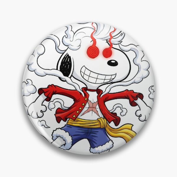 Item preview, Snoopy Luffy Gear 5 Nika Crossover Anime Peanuts Fan designed and sold by JamHarv.