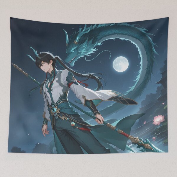Item preview, Dan Heng Honkai Star Rail Dragon Moon Reflection designed and sold by 108Recordings.