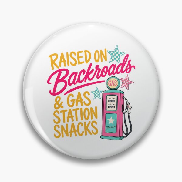 Item preview, Raised On Backroads And Gas Station Snacks designed and sold by Chromarist.