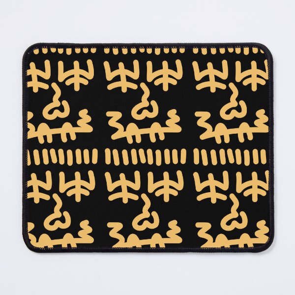 Item preview, Golden Abstract Doodle Face – Minimal Hand Drawn Character designed and sold by felipemaldonadoart.