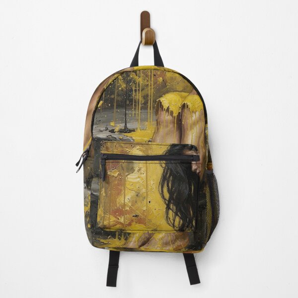 Item preview, Painterly Surrealism Moody Yellow Drips  designed and sold by Davidaccio Collection .