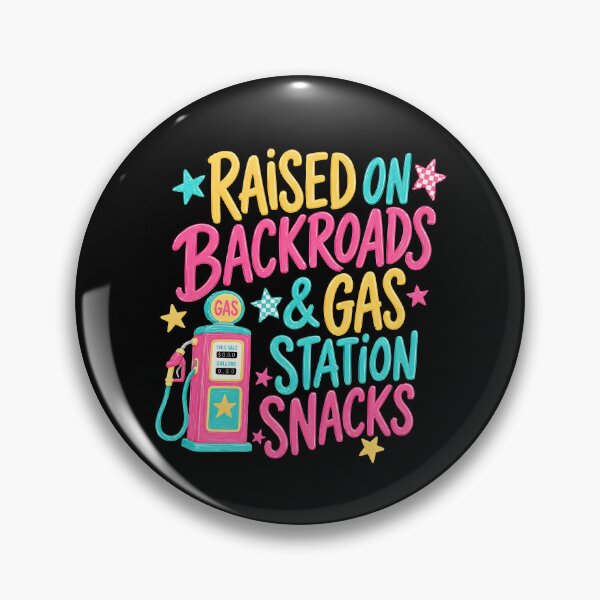 Item preview, Raised On Backroads And Gas Station Snacks designed and sold by Chromarist.