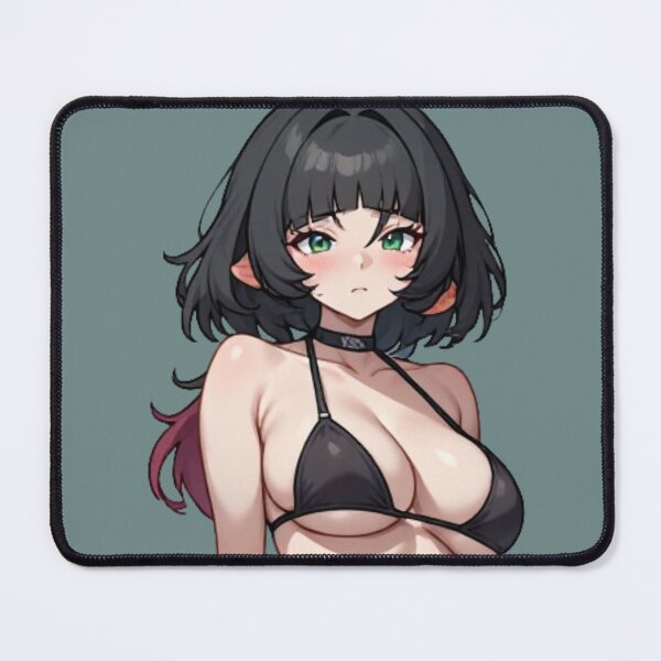 Item preview, Jane Doe ZZZ Leaning Pose Dark Swimwear Graphic designed and sold by Jimakmo.