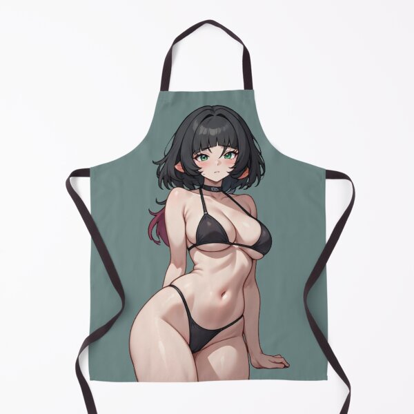Item preview, Jane Doe ZZZ Leaning Pose Dark Swimwear Graphic designed and sold by Jimakmo.