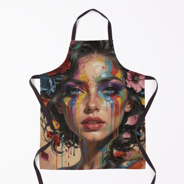 Item preview, Ornate Painterly Impasto Beauty Portrait  designed and sold by Davidaccio Collection .