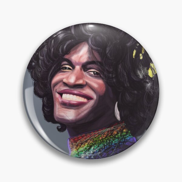 Item preview, Marsha P. Johnson, handpainted Portrait designed and sold by AK-Hevonen.