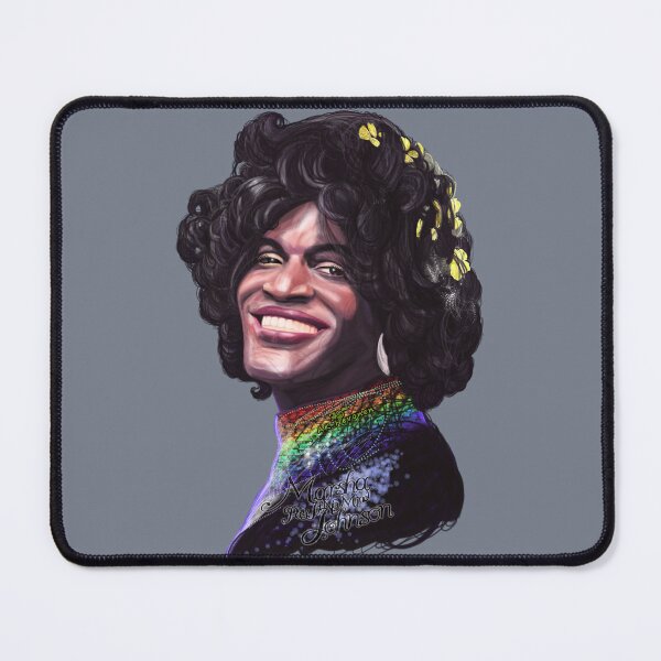 Item preview, Marsha P. Johnson, handpainted Portrait designed and sold by AK-Hevonen.