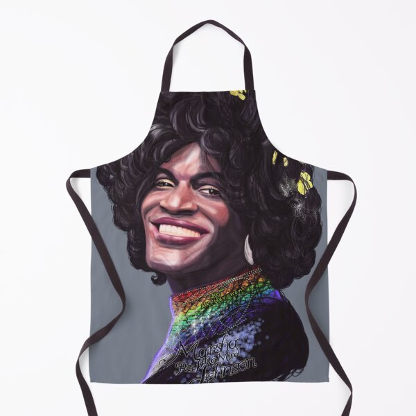 Item preview, Marsha P. Johnson, handpainted Portrait designed and sold by AK-Hevonen.