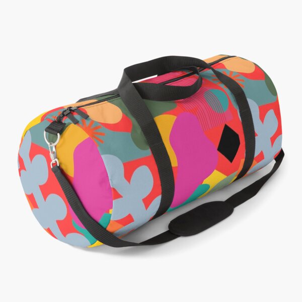 Item preview, Abstract art 80s style geometric Canvas Print designed and sold by Colorfuly.