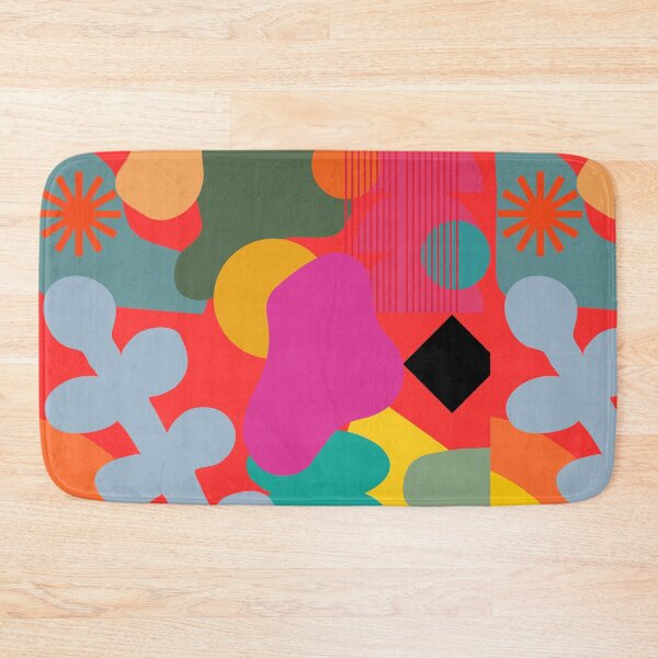 Item preview, Abstract art 80s style geometric Canvas Print designed and sold by Colorfuly.
