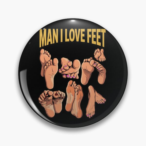 Item preview, Man I Love Feet Funny Retro Comic Pop Art Meme designed and sold by Vermanartist.