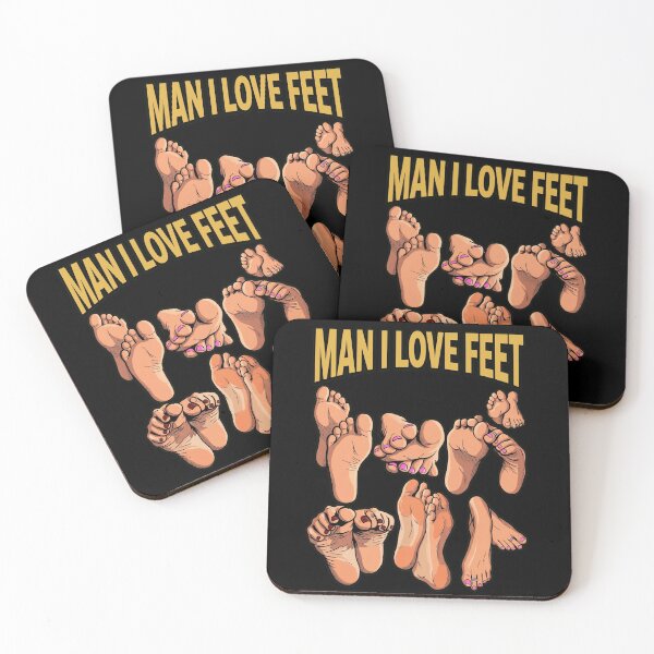 Item preview, Man I Love Feet Funny Retro Comic Pop Art Meme designed and sold by Vermanartist.