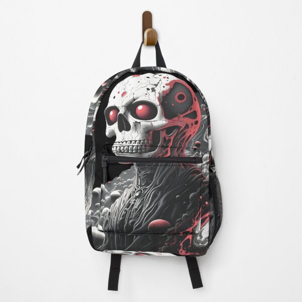 Item preview, Cosmic Red-Eyed Skull: Interstellar Space Skeleton Art designed and sold by Dark-Circuit-Haven.