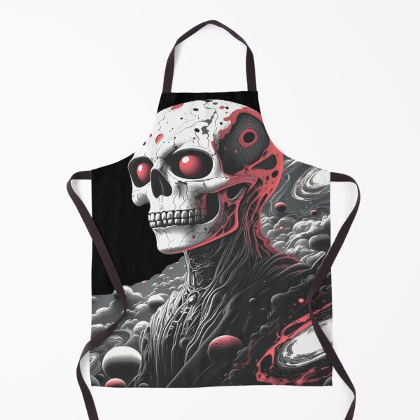 Item preview, Cosmic Red-Eyed Skull: Interstellar Space Skeleton Art designed and sold by Dark-Circuit-Haven.