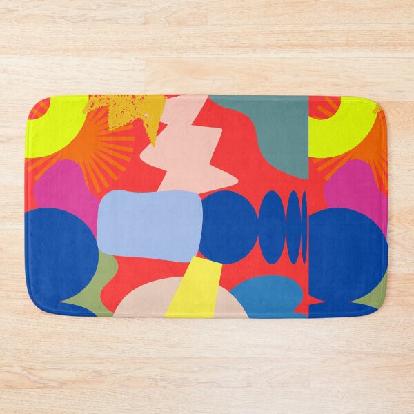 Item preview, Abstract art 80s style geometric Canvas Print designed and sold by Colorfuly.