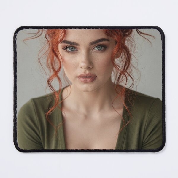 Item preview, Beauty Portrait Redhead Neutral Background  designed and sold by Davidaccio Collection .